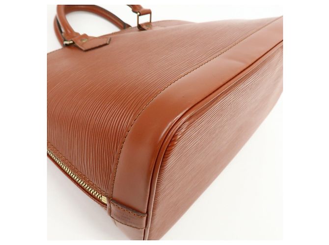 Louis Vuitton Epi Alma PM Leather Hand Bag Kenya Brown M52143 - vista 11