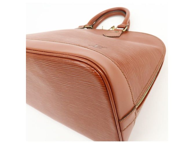 Louis Vuitton Epi Alma PM Leather Hand Bag Kenya Brown M52143 - vista 12
