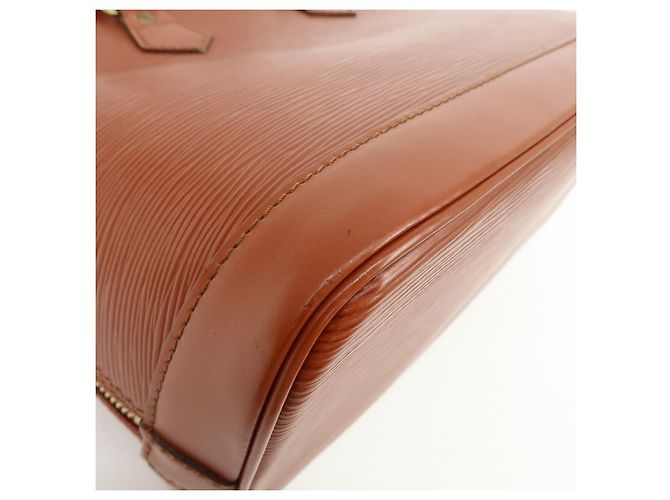 Louis Vuitton Epi Alma PM Leather Hand Bag Kenya Brown M52143 - vista 13