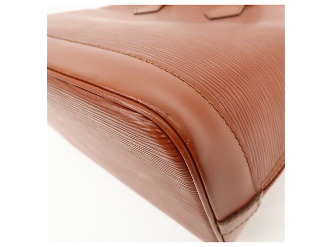 Louis Vuitton Epi Alma PM Leather Hand Bag Kenya Brown M52143 - vista 14