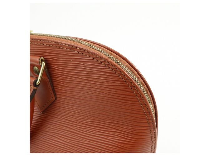 Louis Vuitton Epi Alma PM Leather Hand Bag Kenya Brown M52143 - vista 16
