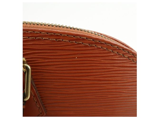 Louis Vuitton Epi Alma PM Leather Hand Bag Kenya Brown M52143 - vista 18