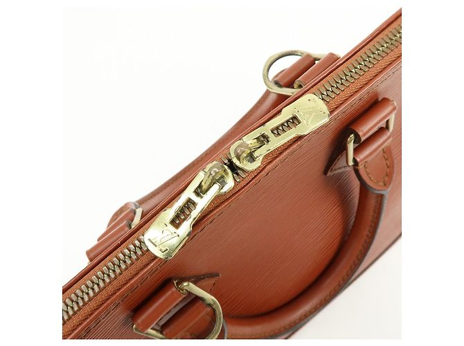 Louis Vuitton Epi Alma PM Leather Hand Bag Kenya Brown M52143 - vista 19
