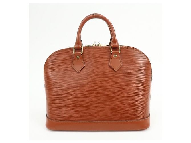 Louis Vuitton Epi Alma PM Leather Hand Bag Kenya Brown M52143 - vista 2