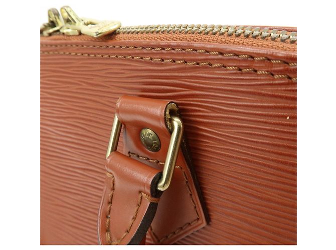 Louis Vuitton Epi Alma PM Leather Hand Bag Kenya Brown M52143 - vista 8