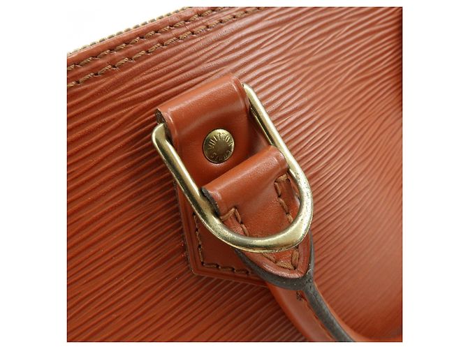 Louis Vuitton Epi Alma PM Leather Hand Bag Kenya Brown M52143 - vista 9