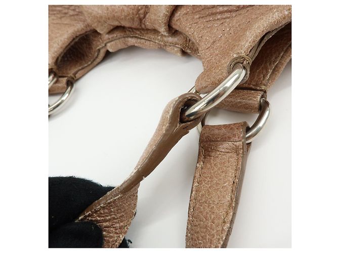 Borsa a spalla e borsa a mano in pelle con logo PRADA Beige - vista 10