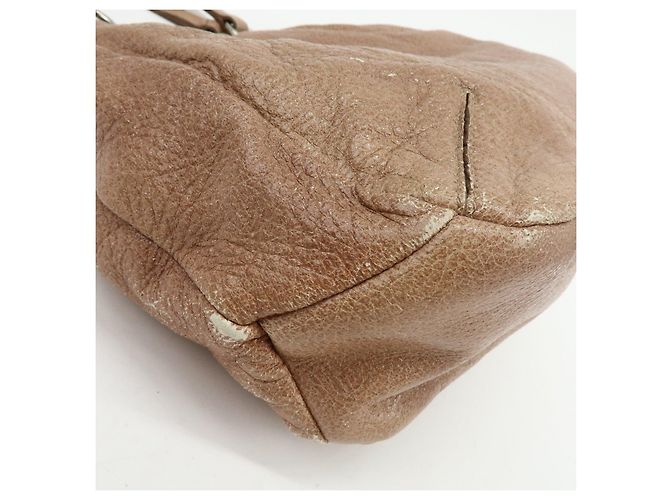 Borsa a spalla e borsa a mano in pelle con logo PRADA Beige - vista 13