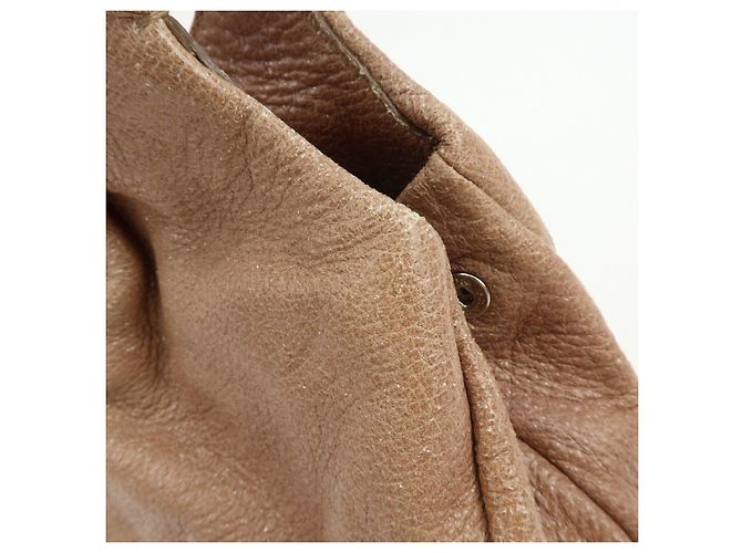 Borsa a spalla e borsa a mano in pelle con logo PRADA Beige - vista 15