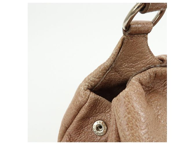 Borsa a spalla e borsa a mano in pelle con logo PRADA Beige - vista 17