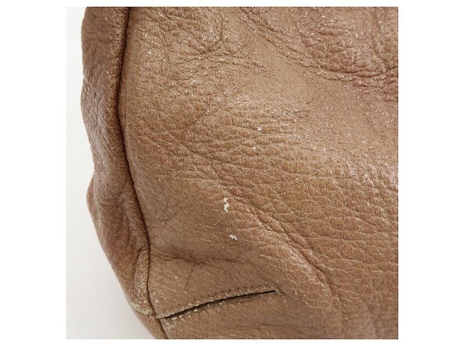 Borsa a spalla e borsa a mano in pelle con logo PRADA Beige - vista 19