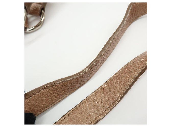 Borsa a spalla e borsa a mano in pelle con logo PRADA Beige - vista 9