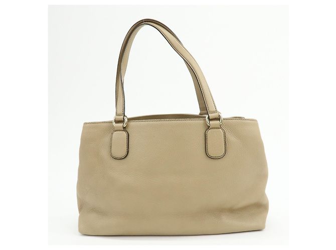 Borsa a spalla e borsa a mano GUCCI SOHO Interlocking G in pelle Beige 308363 - vista 2
