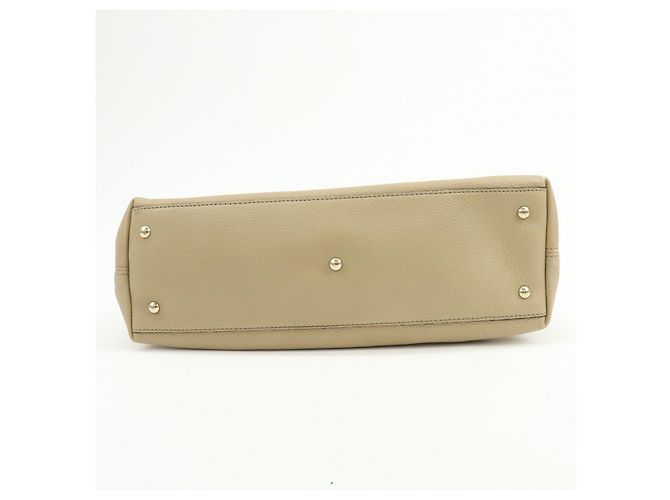 Borsa a spalla e borsa a mano GUCCI SOHO Interlocking G in pelle Beige 308363 - vista 5