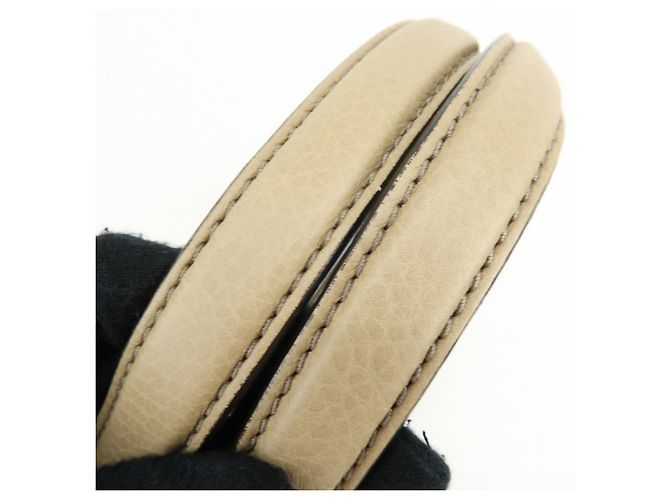 Borsa a spalla e borsa a mano GUCCI SOHO Interlocking G in pelle Beige 308363 - vista 8