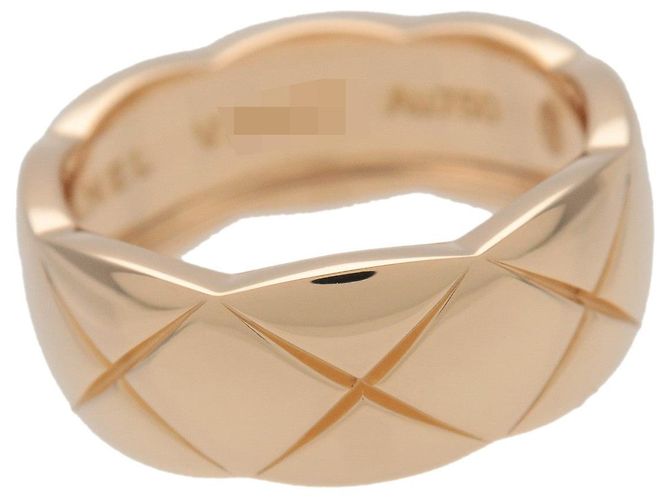 Anello CHANEL COCO Crush Medium #47 K18 750YG Oro Giallo US4.5 J10571 - vista 6