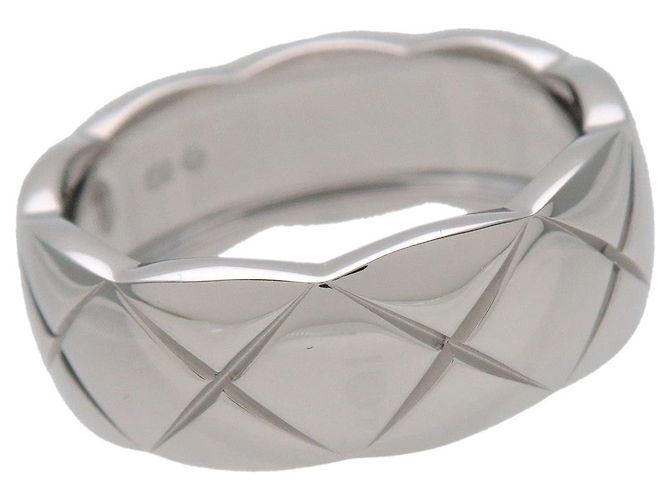CHANEL COCO Crush Ring Medium K18 750WG White Gold #50 US5.5 J10570 - Ansicht 6