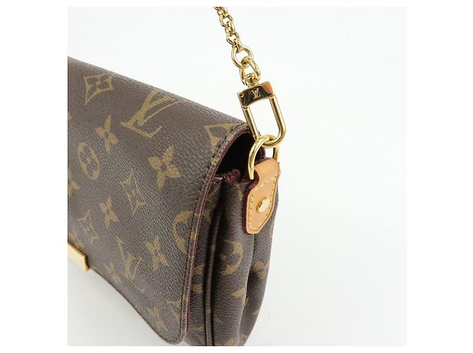 Borsa a tracolla Louis Vuitton Monogram Favorite MM Brown M40718 - vista 13