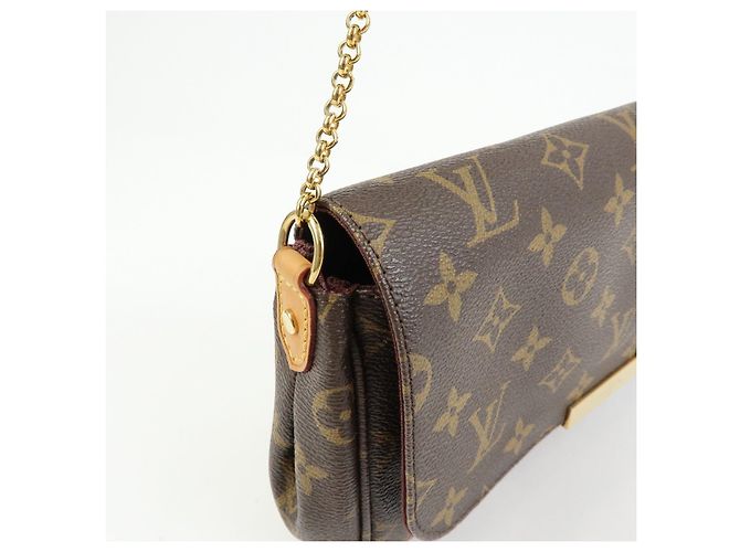 Borsa a tracolla Louis Vuitton Monogram Favorite MM Brown M40718 - vista 14