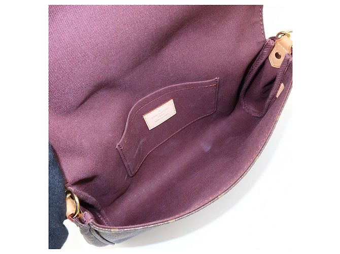 Borsa a tracolla Louis Vuitton Monogram Favorite MM Brown M40718 - vista 16