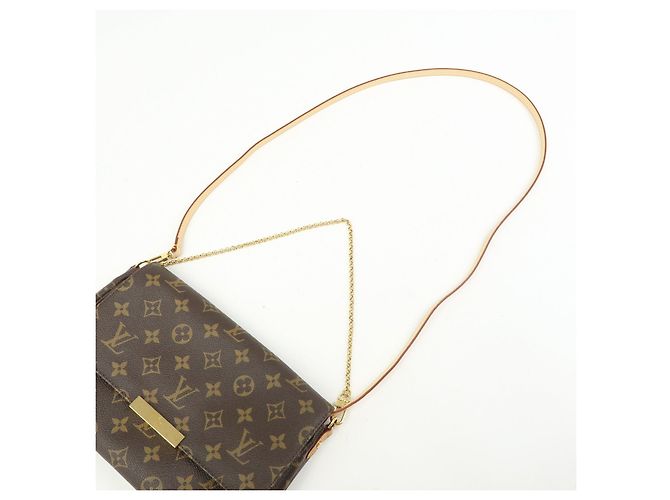 Borsa a tracolla Louis Vuitton Monogram Favorite MM Brown M40718 - vista 6