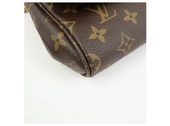 Borsa a tracolla Louis Vuitton Monogram Favorite MM Brown M40718 - vista 9