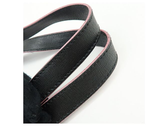 FENDI Borsa Tote e Borsa a Spalla in Tela Zucchino e Pelle Nera 8BH215 - vista 7