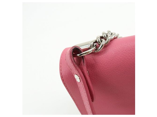 Louis Vuitton LOCKME 2 BB Borsa a mano 2 vie in pelle Rose Khaki M54103 - vista 9