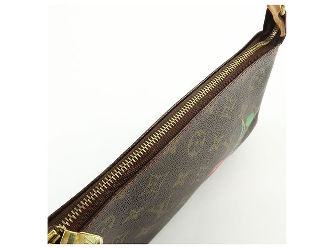 Louis Vuitton Monogram Cherry Pochette Accessoires Pouch M95008 - vista 21