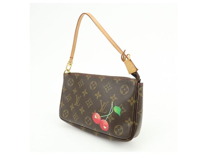 Louis Vuitton Monogram Cherry Pochette Accessoires Pouch M95008 - vista 3