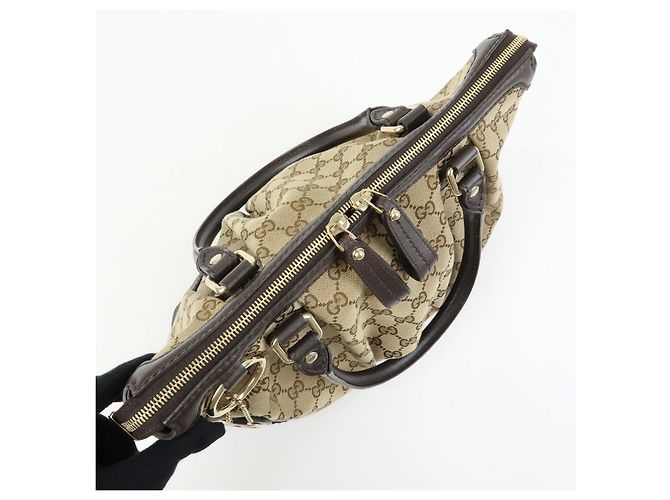 Borsa a tracolla 2Way GUCCI Sukey Interlocking G GG Canvas Leather 247902 - vista 15