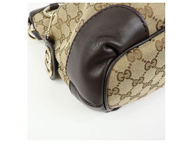 Borsa a tracolla 2Way GUCCI Sukey Interlocking G GG Canvas Leather 247902 - vista 9