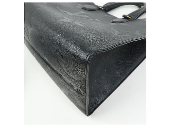 Louis Vuitton Monogram Empreinte On The Go MM 2Way Tote Bag Noir M45595 - vista 11