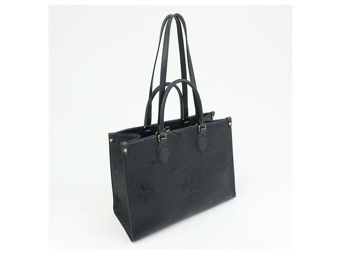 Louis Vuitton Monogram Empreinte On The Go MM 2Way Tote Bag Noir M45595 - vista 4