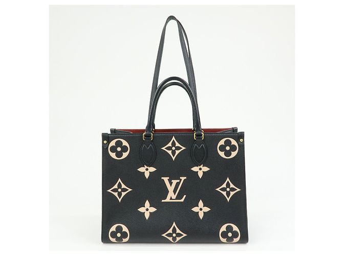 Borsa Tote Louis Vuitton Bicolor Monogram Empreinte On The Go MM M45495 - vista 2