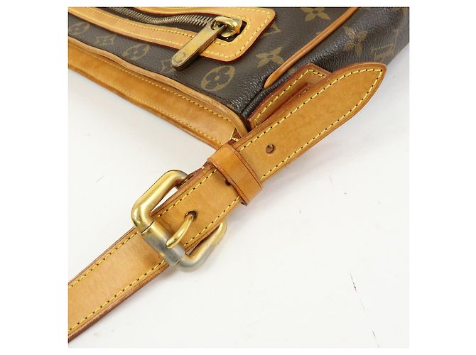 Louis Vuitton Monogram Hudson GM Canvas Shoulder Bag Brown M40045 - vista 10
