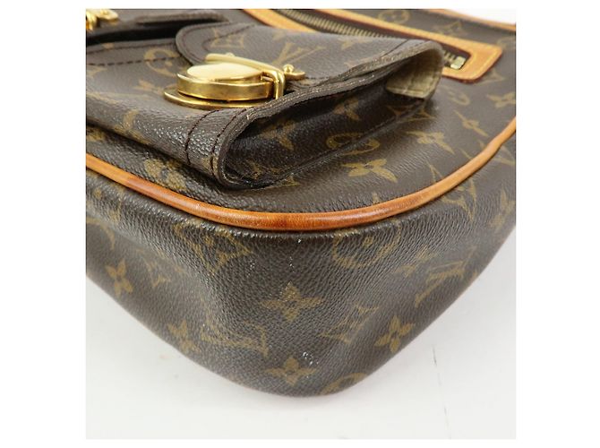 Louis Vuitton Monogram Hudson GM Canvas Shoulder Bag Brown M40045 - vista 13