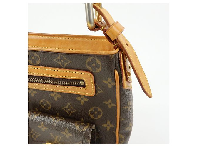 Louis Vuitton Monogram Hudson GM Canvas Shoulder Bag Brown M40045 - vista 18