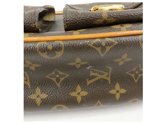 Louis Vuitton Monogram Hudson GM Canvas Shoulder Bag Brown M40045 - vista 6