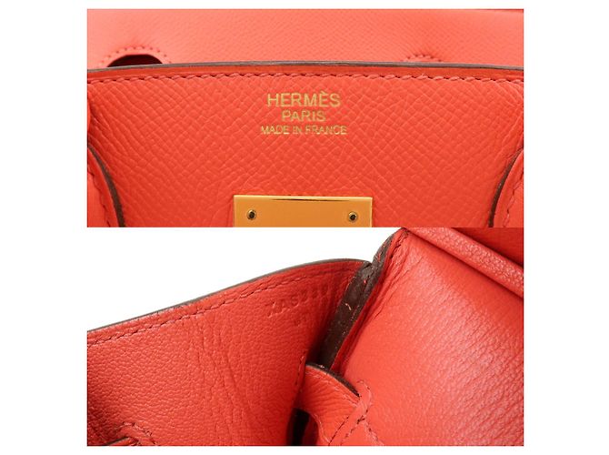 Hermès HERMES Birkin 30 Veau Epsom Leather Hand Bag Rose Jaipur - vista 11