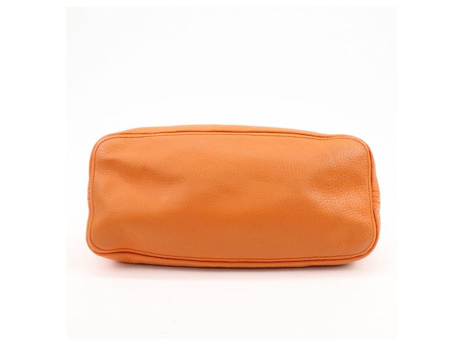 Borsa a spalla in pelle con logo PRADA Borsa Tote Borsa a mano Arancione BR4829 - vista 5