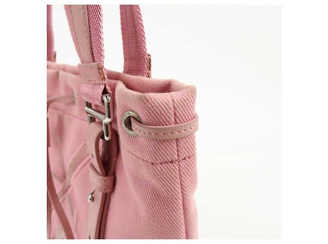 Autre Marque SAINT LAURENT PARIS Kahara Cassandra Canvas Leather Tote Bag 123435 - vista 13