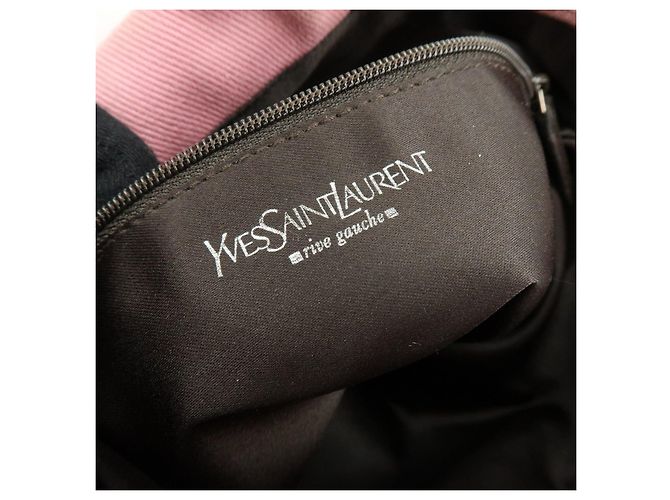 Autre Marque SAINT LAURENT PARIS Kahara Cassandra Canvas Leather Tote Bag 123435 - vista 23