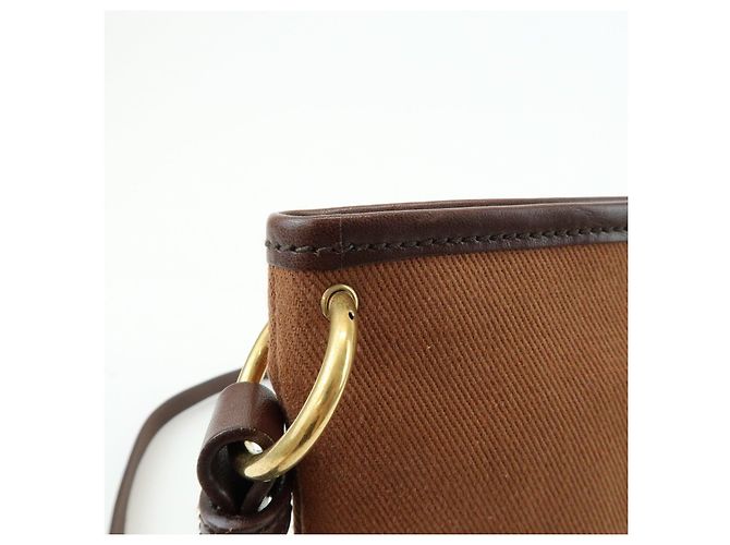 Autre Marque SAINT LAURENT PARIS Borsa a tracolla Kahara Cassandra in tela e pelle - vista 16