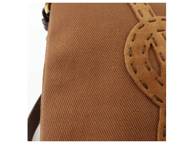 Autre Marque SAINT LAURENT PARIS Borsa a tracolla Kahara Cassandra in tela e pelle - vista 19
