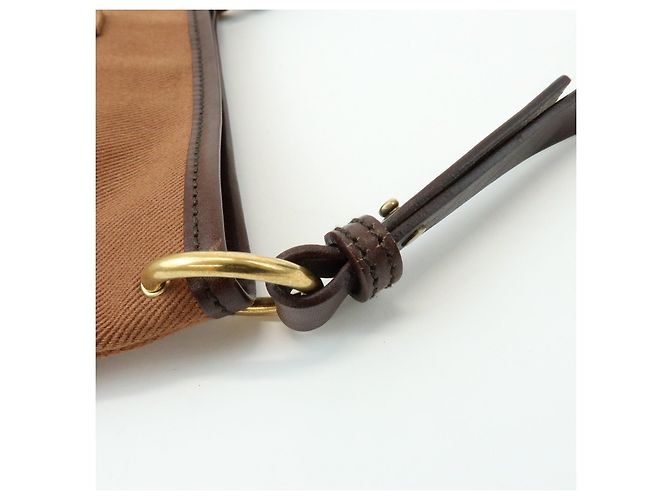 Autre Marque SAINT LAURENT PARIS Borsa a tracolla Kahara Cassandra in tela e pelle - vista 7