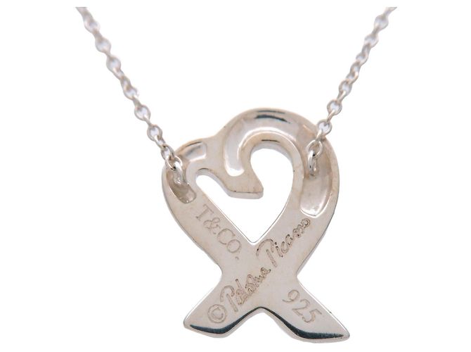 Collana Tiffany & Co Loving Heart Small SV925 Silver - vista 2