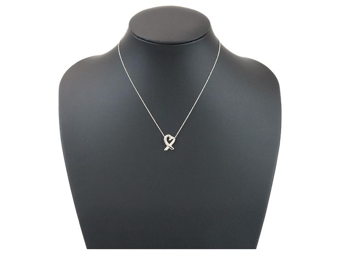 Collana Tiffany & Co Loving Heart Small SV925 Silver - vista 6