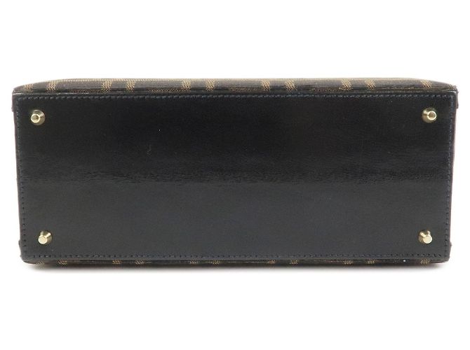 Borsa a mano e a tracolla 2Way FENDI in tela Zucca e pelle Marrone Nero - vista 3