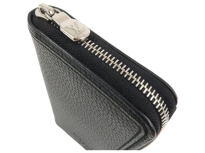 Louis Vuitton Cartera Vertical Zippy de piel Torillon Negra M68228 - vista 5
